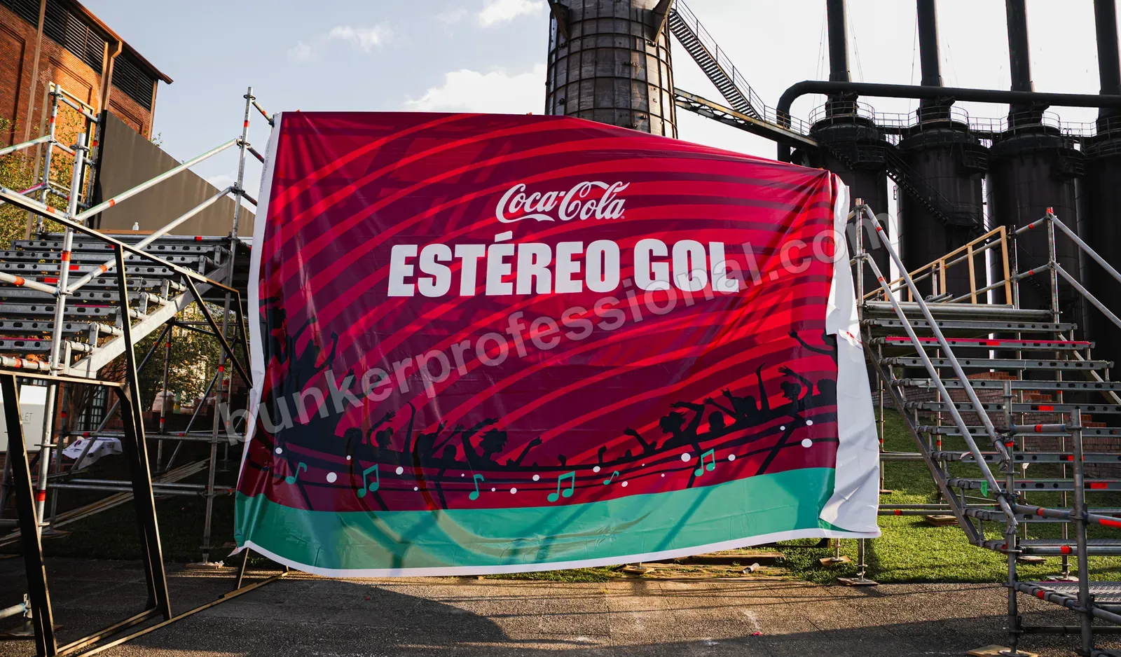 Montaje técnico para Estéreo Gol — 34